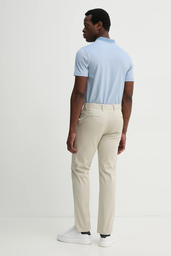 Oblečenie Nohavice BOSS Orange Chino-Regular-1 50534378 béžová
