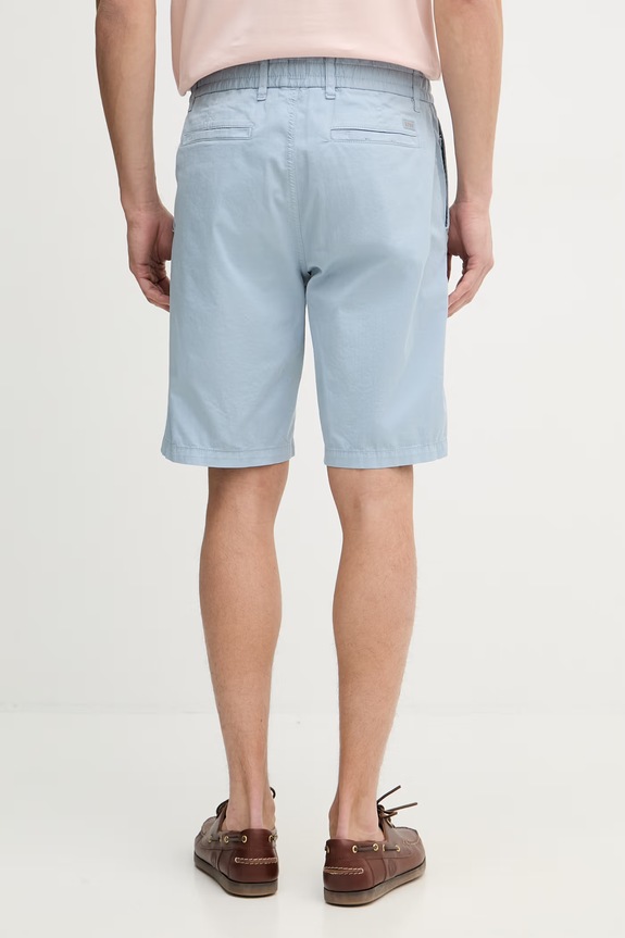Îmbrăcăminte BOSS Orange pantaloni scurți chinos pentru bărbați, din bumbac cu elastan 50536885 albastru