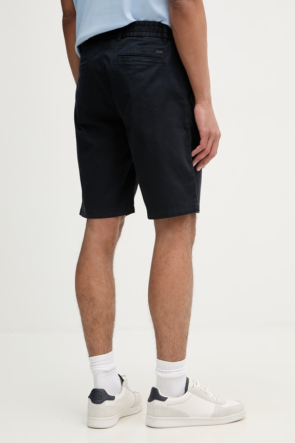Îmbrăcăminte BOSS Orange pantaloni scurți chinos pentru bărbați, din bumbac cu elastan 50536885 bleumarin