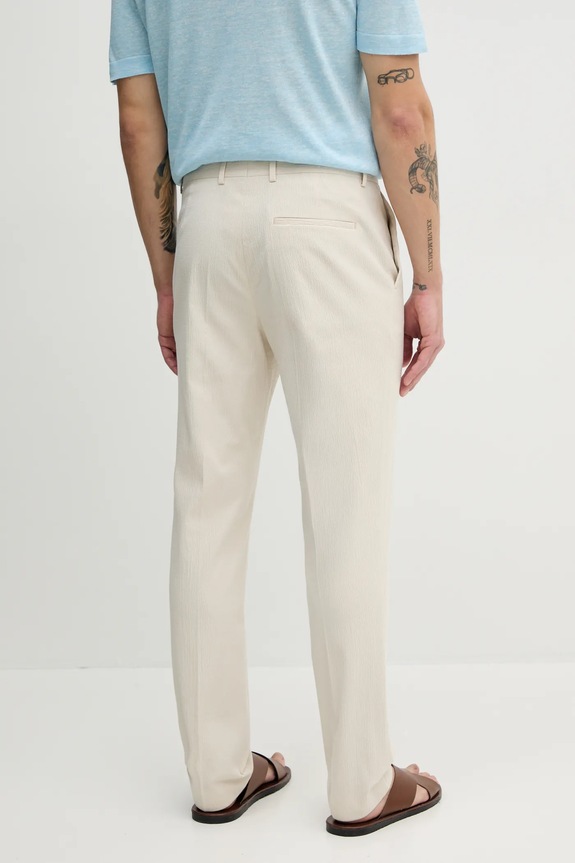 Odzież Calvin Klein spodnie K10K113936 beżowy