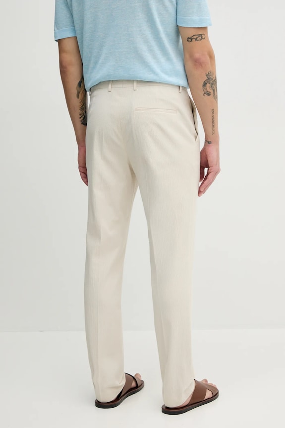 Odzież Calvin Klein spodnie K10K113936 beżowy