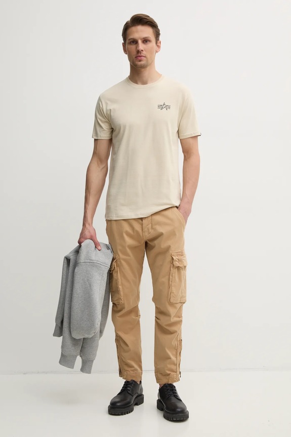 Alpha Industries nadrág Task Force Pant 106203. bézs SS26