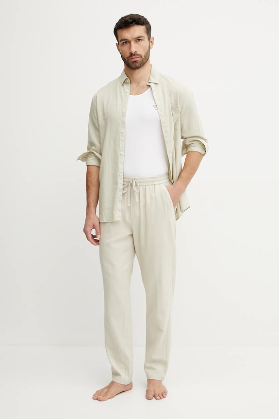 Guess lennadrág F5GB02.WH4J0 bézs SS25