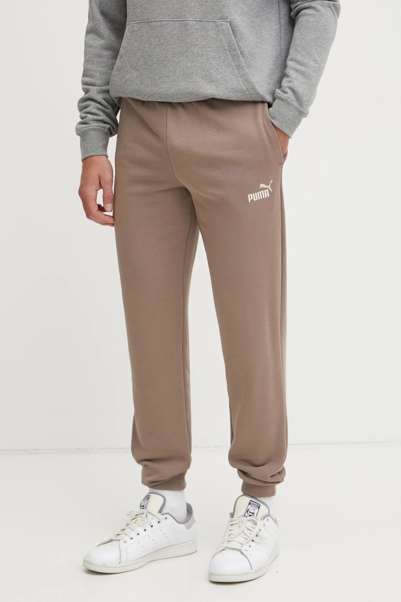 Спортивні штани Puma трикотаж бежевий 682609