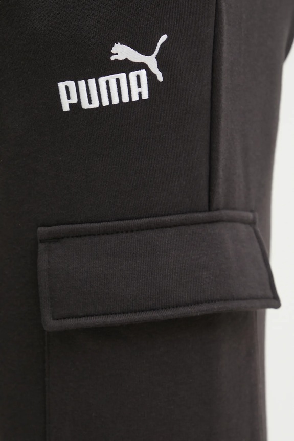 Puma spodnie dresowe Logo Cargo czarny 682661