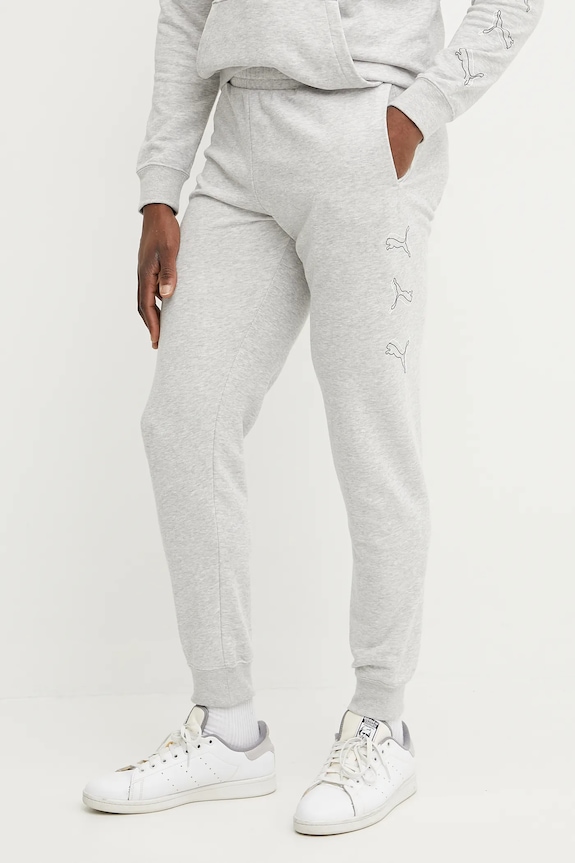 Puma melegítőnadrág melanzs szürke 684666