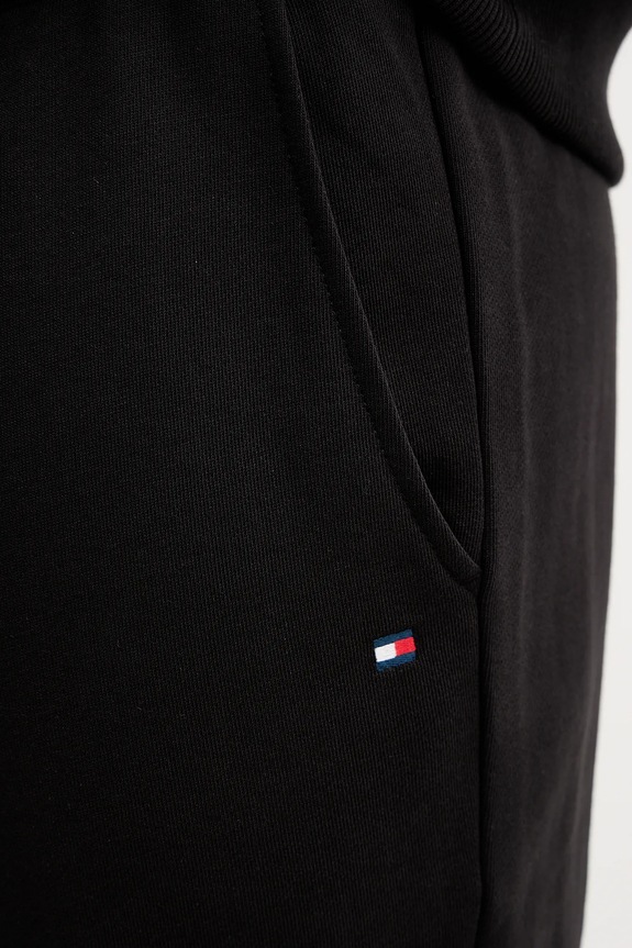 Tommy Hilfiger donji dio trenirke muški od pamuka crna MW0MW37236