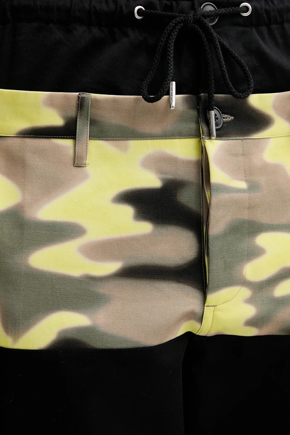 Βαμβακερό παντελόνι BLUEMARBLE μαύρο PA80.CV07A25