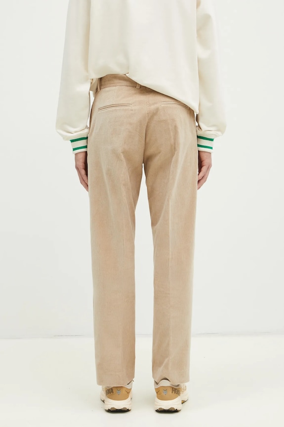 Oblečení Manšestrové kalhoty Drôle de Monsieur Le Pantalon Golfeur Corduroy PERM.BP165.CO156.BG béžová