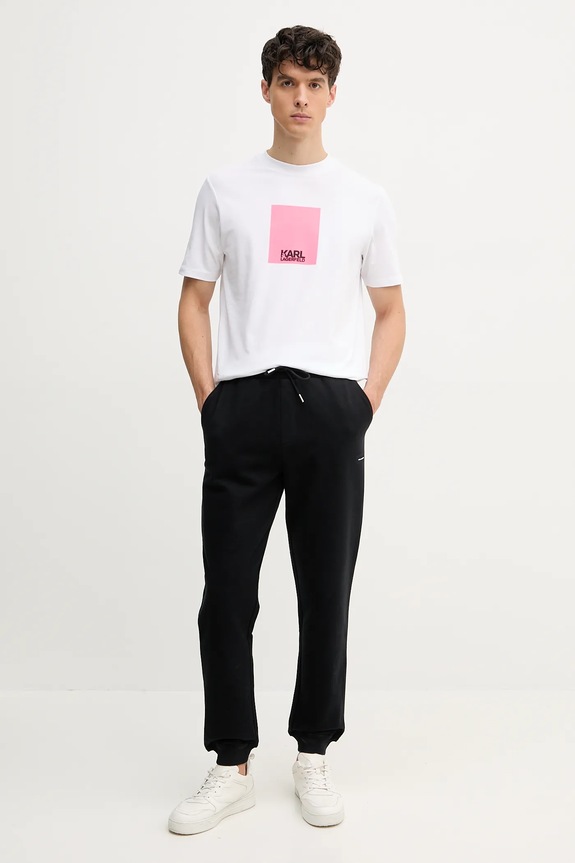 Tepláky Karl Lagerfeld A1M44014 černá SS25