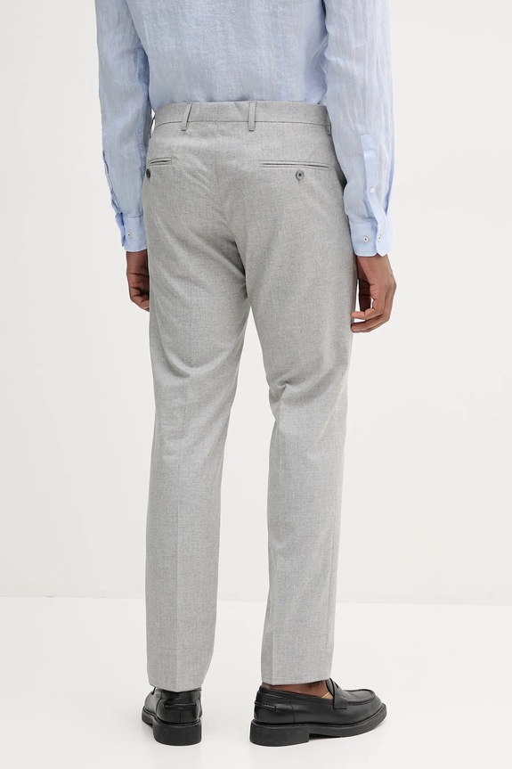 Ρούχα Μάλλινο παντελόνι Joop! 30046591 γκρί