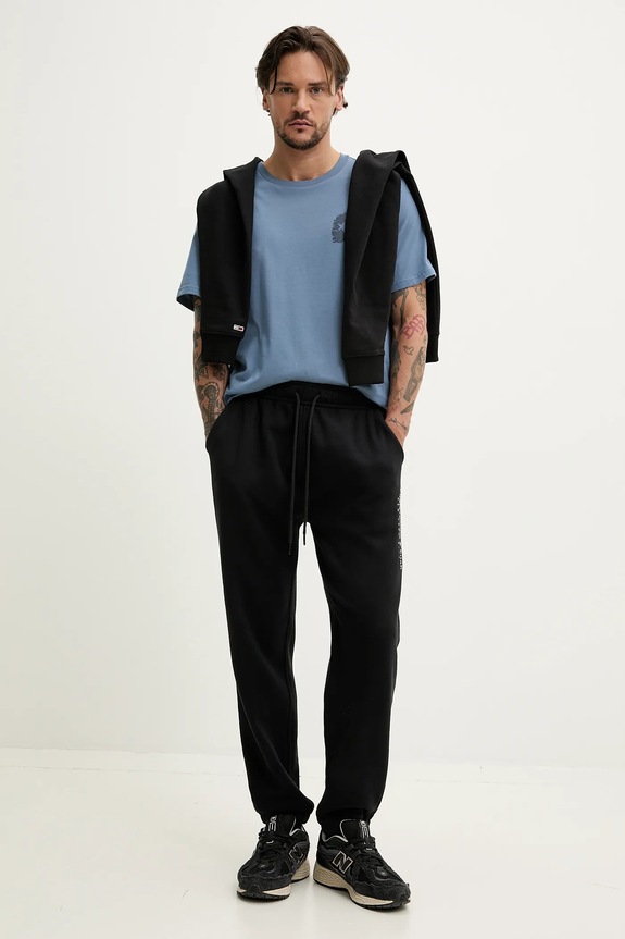 Abercrombie & Fitch pantaloni della tuta KI176.5140.900 nero SS25