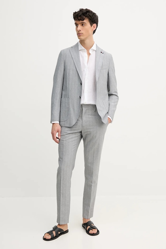 Tommy Hilfiger pantaloni SQTHL7527.SQTH509 grigio SS25