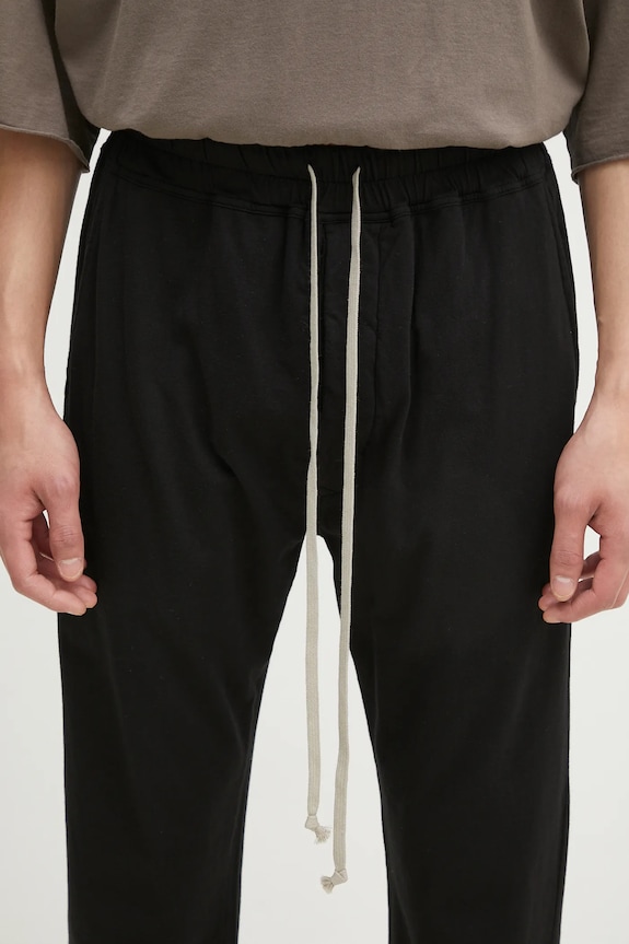 Rick Owens cotton joggers Berlin Drawstring black DU01E3392.RN