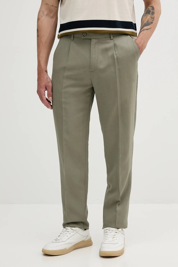 Marciano by Guess pantaloni din amestec de in MAX drept verde 5GHB17.2310Z