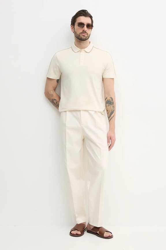 Marciano by Guess pantaloni ADAM 5GHB23.2304Z bej SS25