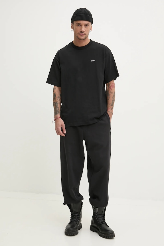 Vans spodnie dresowe VN000P5FBLK1 czarny SS25
