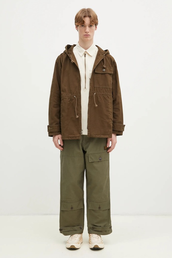 Памучен панталон Human Made Air Force Pants HM29PT009