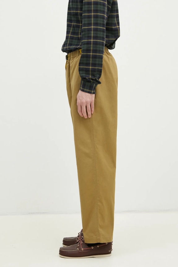 Human Made pantaloni Easy Pants HM29PT015 verde SS25