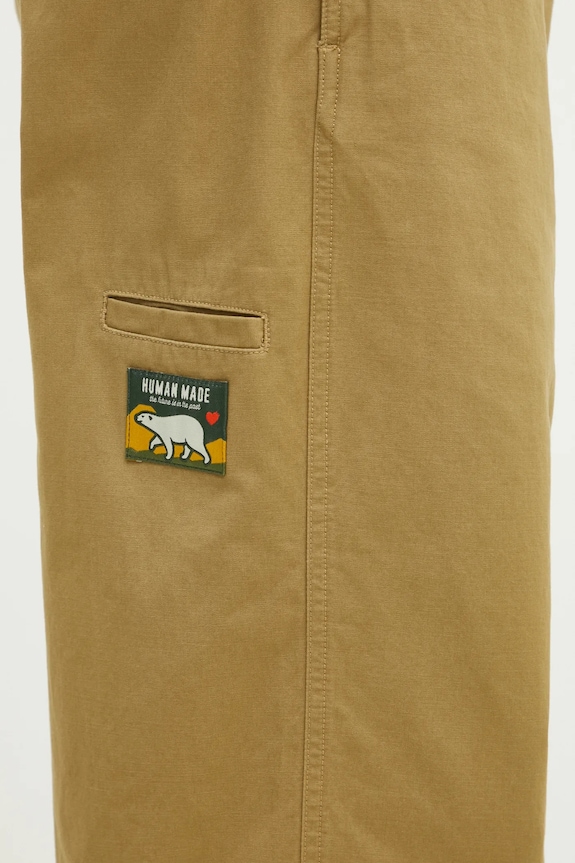 Human Made pantaloni Easy Pants HM29PT015 verde