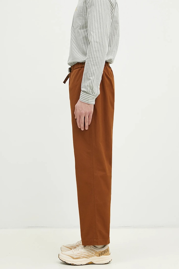 Human Made pantaloni Easy Pants HM29PT015 marrone SS25
