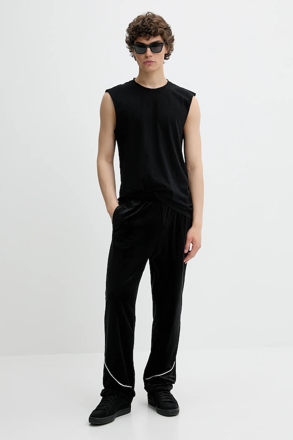Karl Kani spodnie dresowe welurowe 60060041 czarny SS25