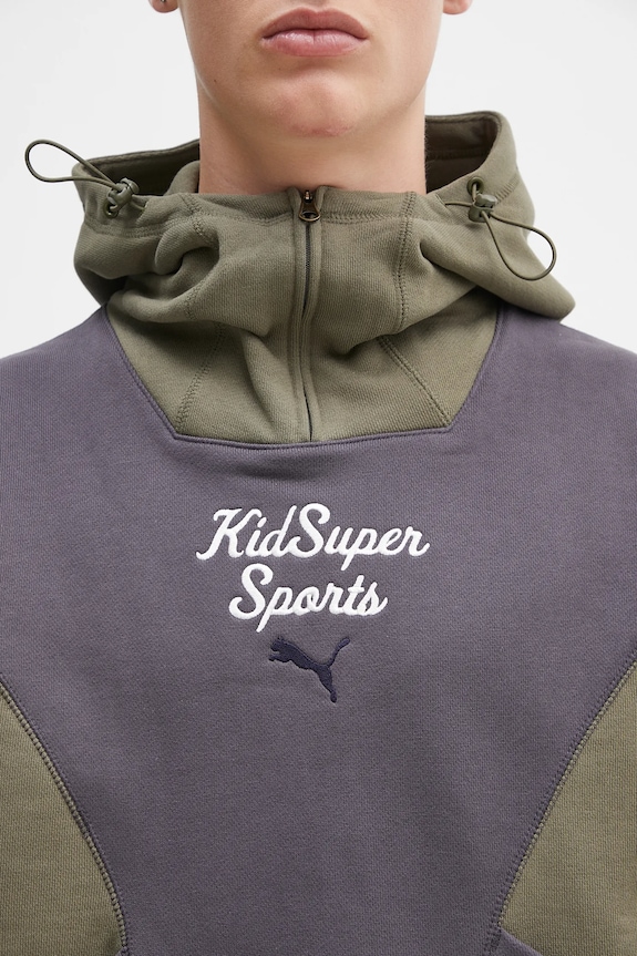 Pamučna dukserica Puma PUMA x KIDSUPER Pants ljubičasta 630932