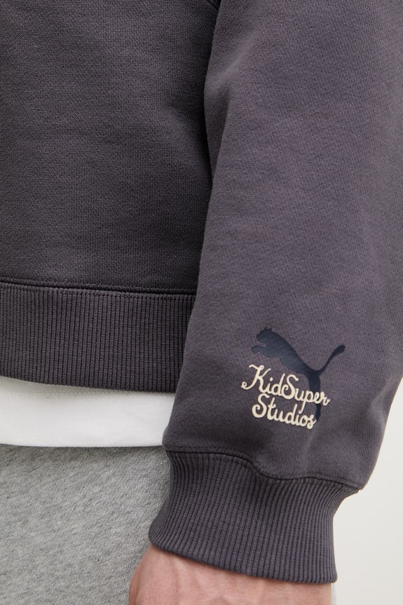 Puma pamut melegítőfelső PUMA x KIDSUPER Pants 630932 lila