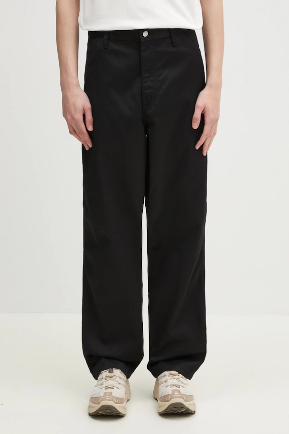 Carhartt WIP pantaloni Simple Pant panza negru I034907.8902