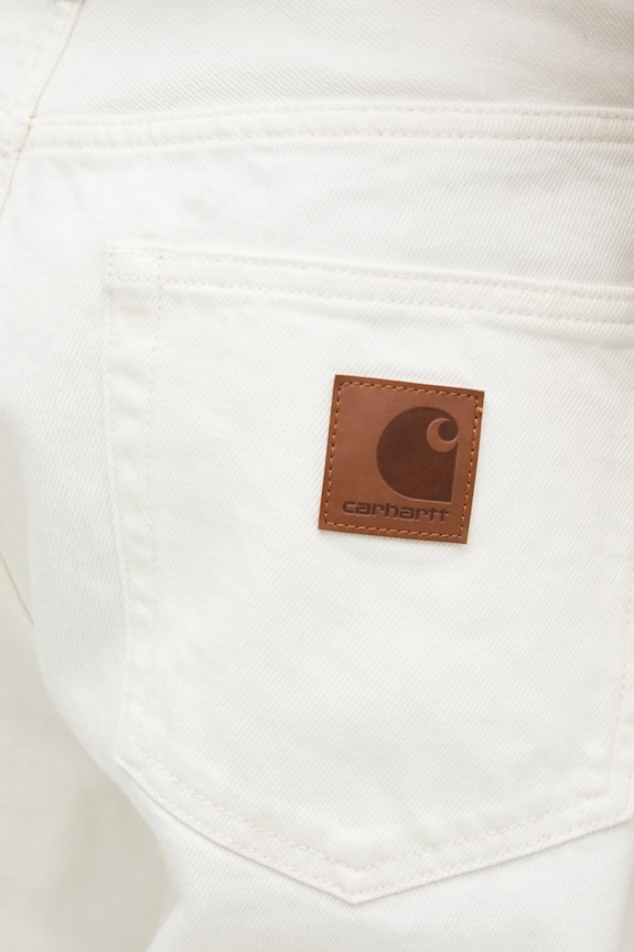 Carhartt WIP jeansy Aaron Pant beżowy I034237.202