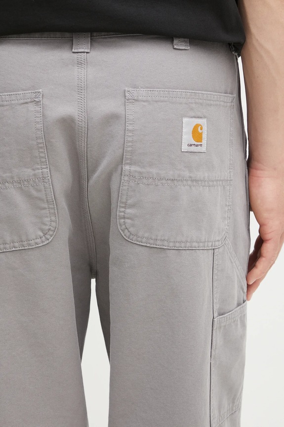 Памучен панталон Carhartt WIP OG Single Knee Pant сив I033754.2LR06