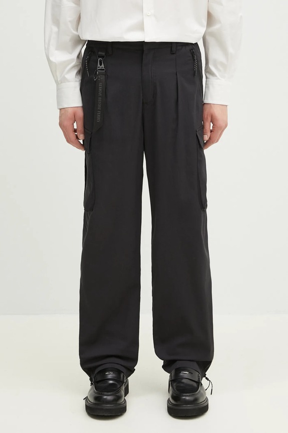Hlače Alpha Industries Utility Cargo Pant s elastinom crna 756201.03