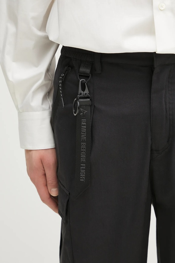 Hlače Alpha Industries Utility Cargo Pant crna 756201.03
