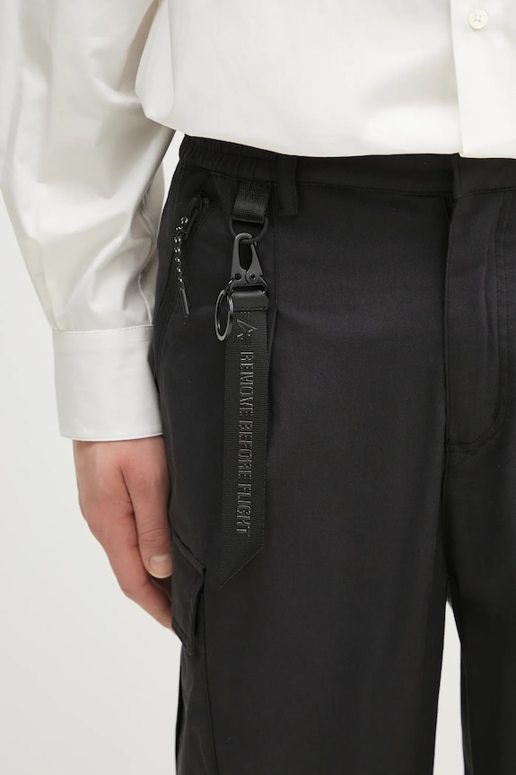 Hlače Alpha Industries Utility Cargo Pant crna 756201.03