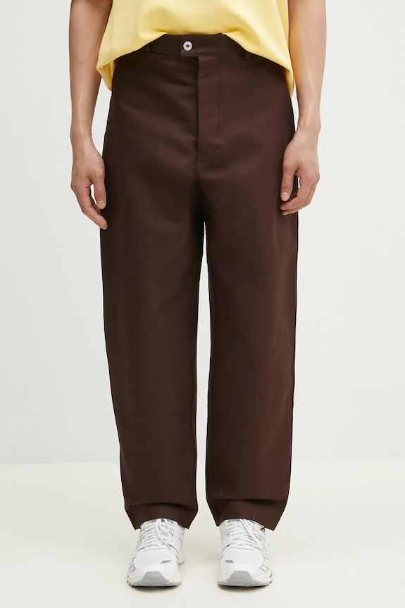 Kenzo trousers cotton brown FF55PA3659GB.90