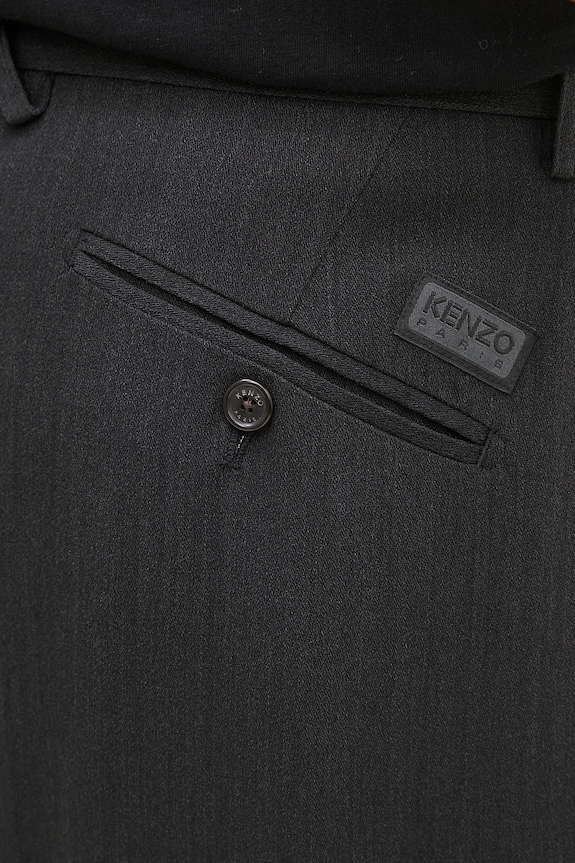 Kenzo trousers black FF55PA3679RI.99
