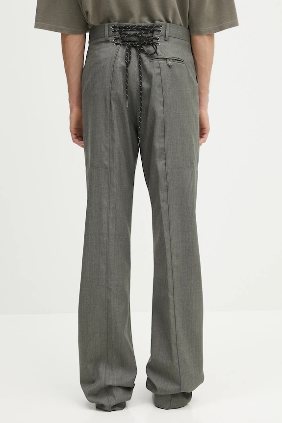 Abbigliamento Martine Rose pantaloni in lana Wader Tailored 367WT11415 verde