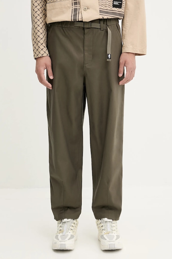The North Face pantaloni Woven semplice verde NF0A8AGW21L1