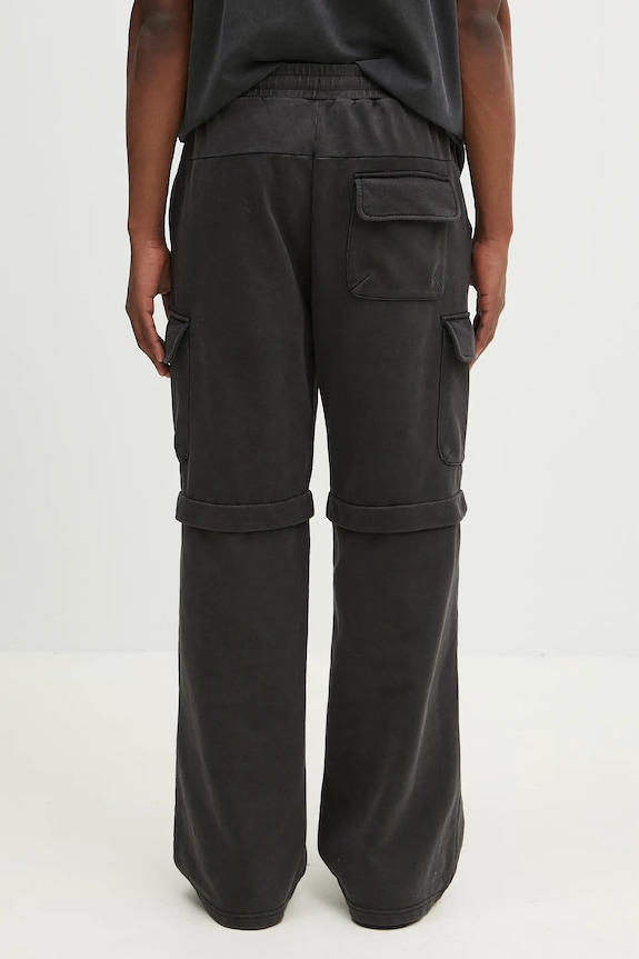 Îmbrăcăminte Daily Paper pantaloni de trening din bumbac Garment Wash Pants 2511010 negru