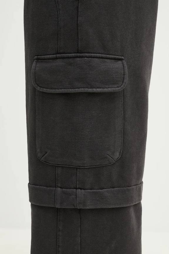 Daily Paper pantaloni de trening din bumbac Garment Wash Pants negru 2511010