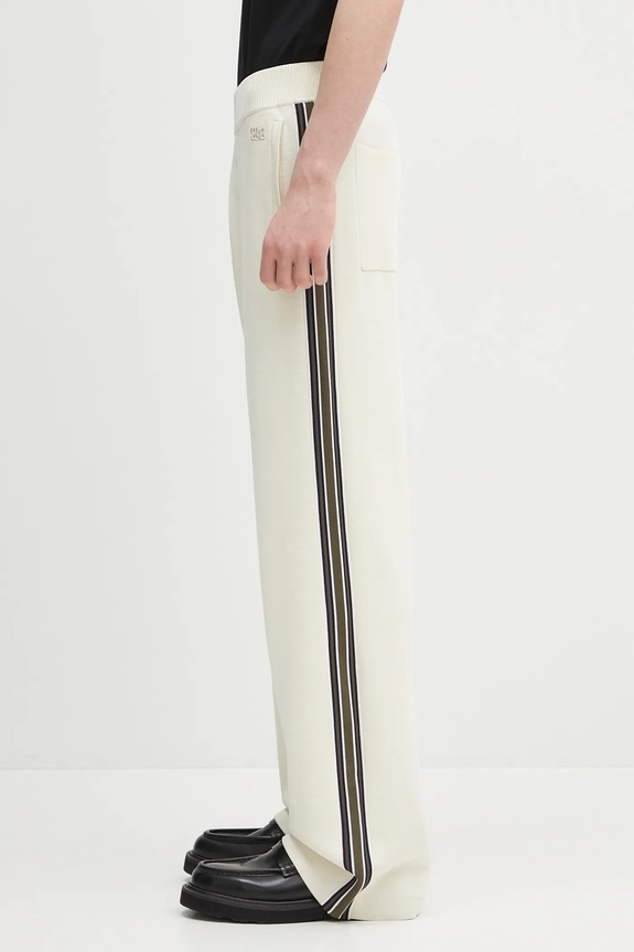 Wales Bonner pantaloni de trening Tide Track US25KN35.KN05.100 bej SS25