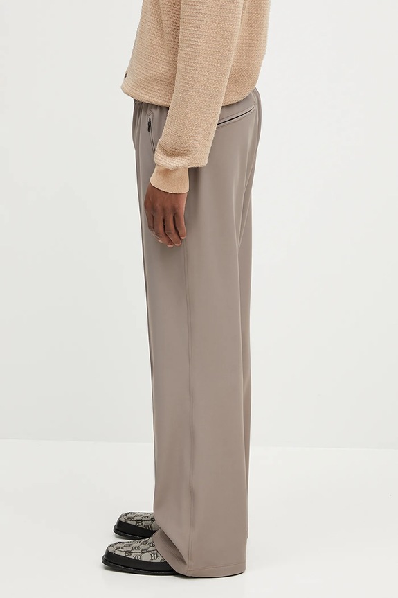 Needles trousers Boot-Cut Warm Up QV199 beige SS25
