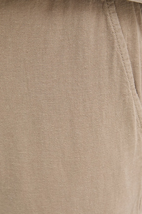 Lindbergh spodnie lniane beżowy 30.008023