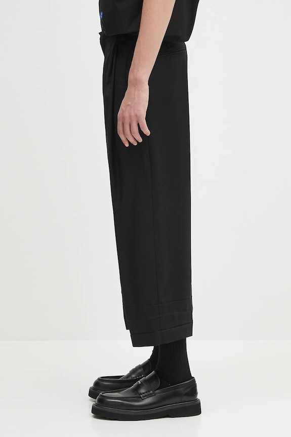Вълнен панталон Ader Error Apparel-Bottom BO01SSSA0205BK черен SS25