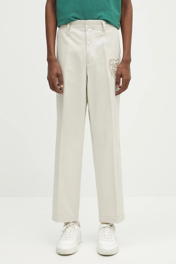 Human Made pantaloni in cotone Chino Pants cotone beige HM29PT013