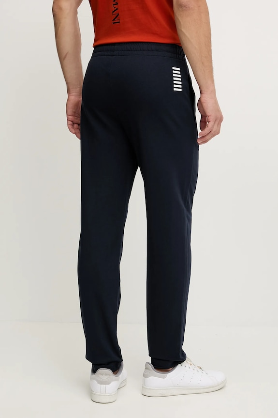 Abbigliamento EA7 Emporio Armani pantaloni tuta di cotone 8NPP65.PJVRZ blu navy