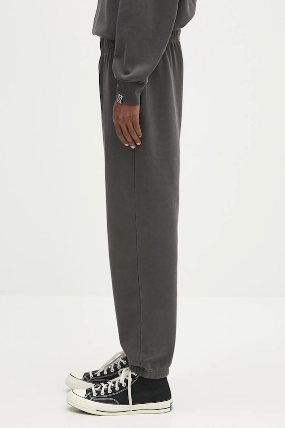 AAPE pantaloni tuta di cotone Now Sweat AAPPTMB627XXN nero SS25