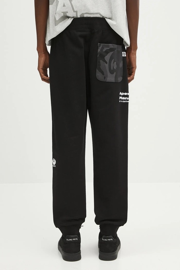 Oblečenie Tepláky AAPE Main Sweat AAPPTMB637XXN čierna