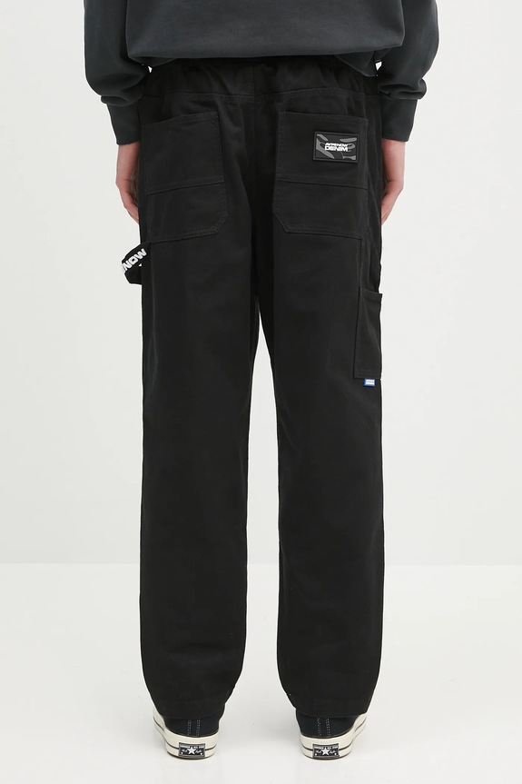 Odzież AAPE jeansy Now Woven AAPPTMB624XXN czarny