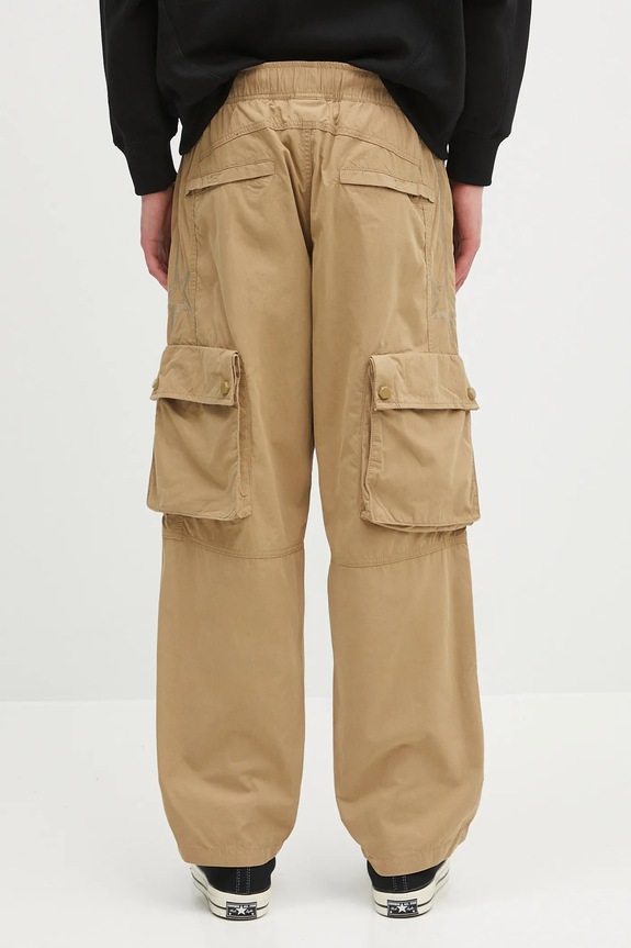 Abbigliamento AAPE pantaloni Main Woven AAPPTMB633XXN beige
